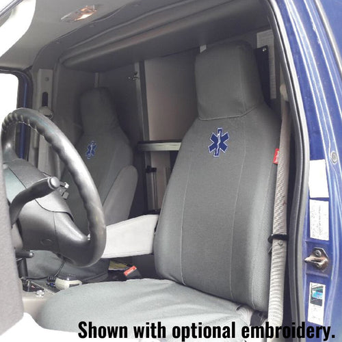 Front Antimicrobial Seat Covers for Ford E-Series Vans (W0521011)