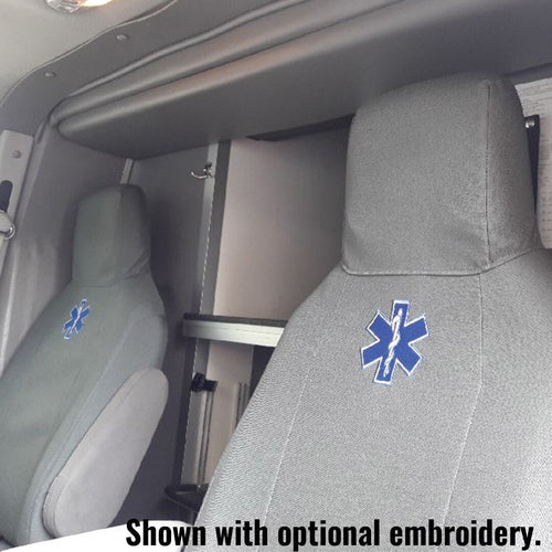 Front Antimicrobial Seat Covers for Ford E-Series Vans (W0521011)