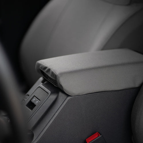 This set includes a cover for the front center console lid
