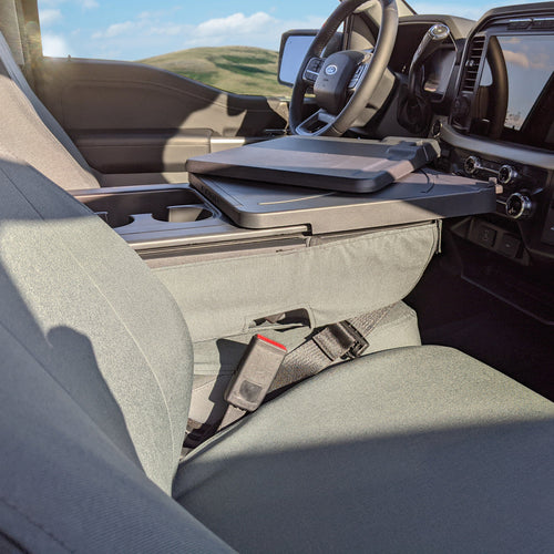 2021 Ford F150 with gray TigerTough seat cover