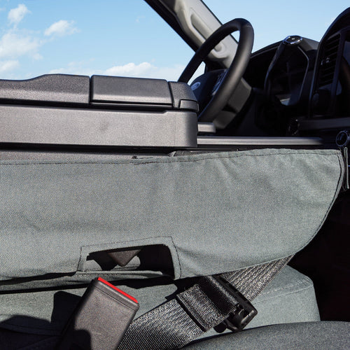 2021 Ford F150 with gray TigerTough seat covers