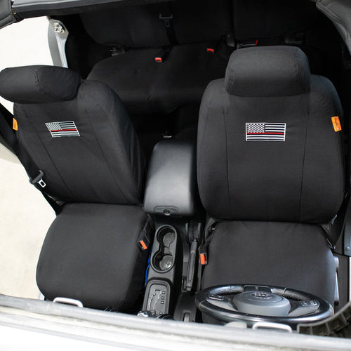 Jeep Wrangler JKU Front Seat Covers (W0721046) - Sportweave