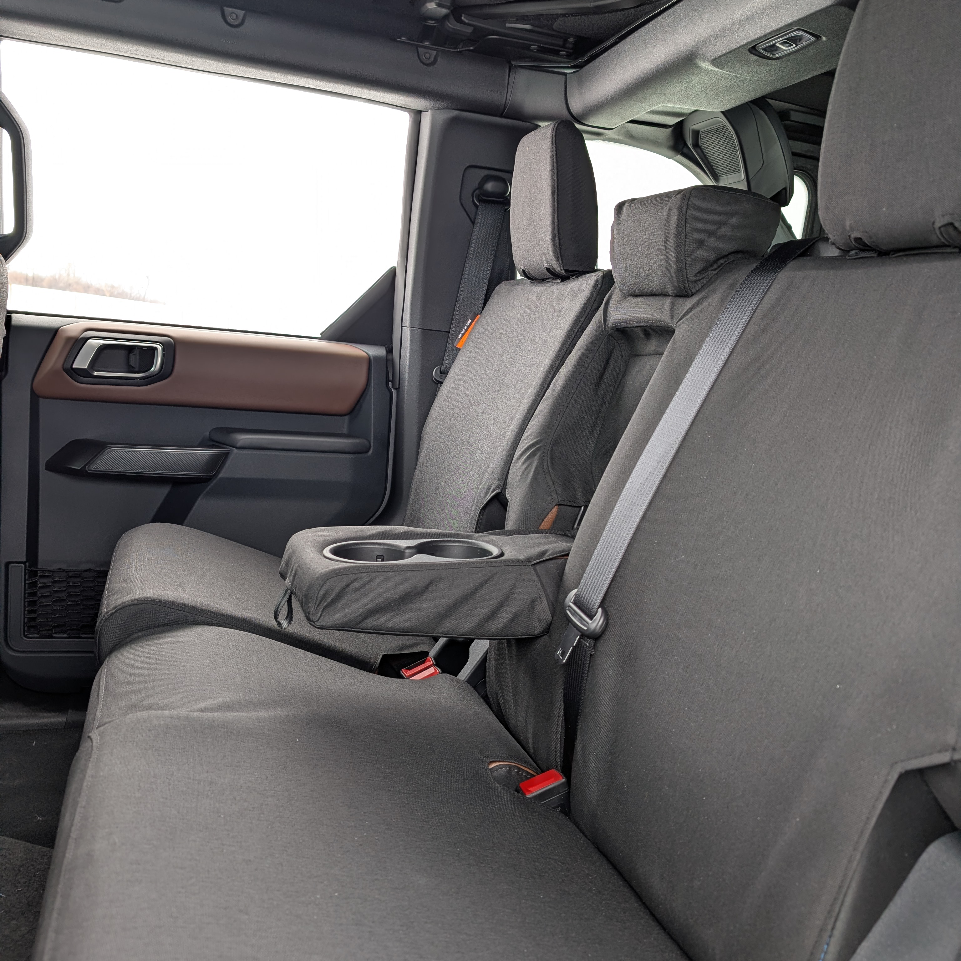 4-Door Ford Bronco Rear Seat Covers (W0555079)