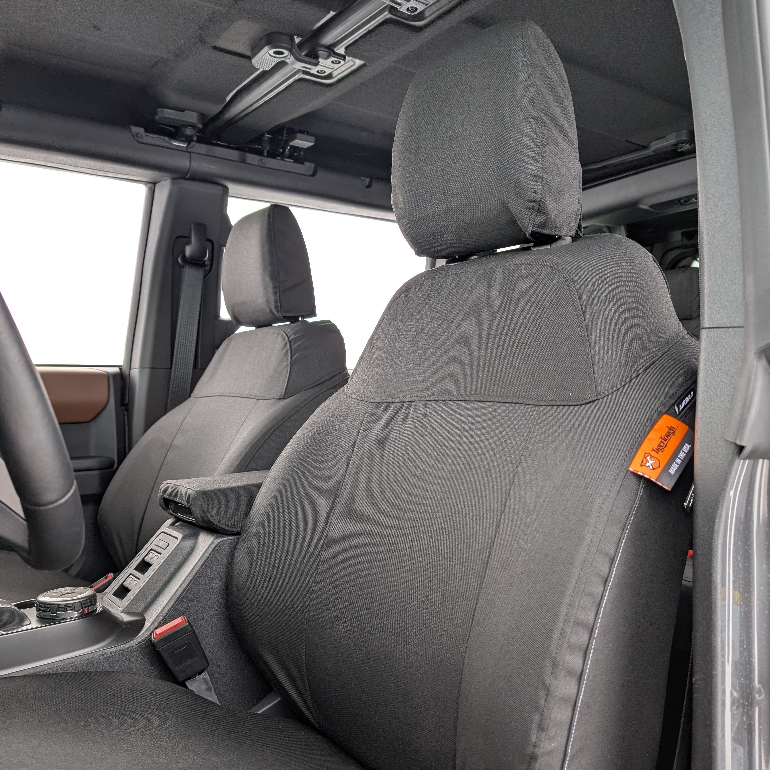 Bucket Seat Covers & Console Cover for 4-Door Ford Bronco (W0526012)