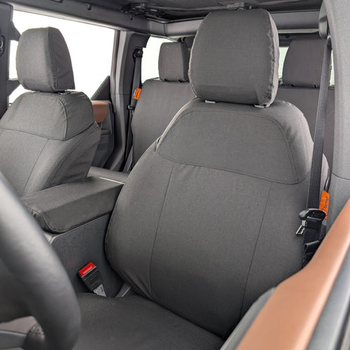 Bucket Seat Covers & Console Cover for 4-Door Ford Bronco (W0526012)